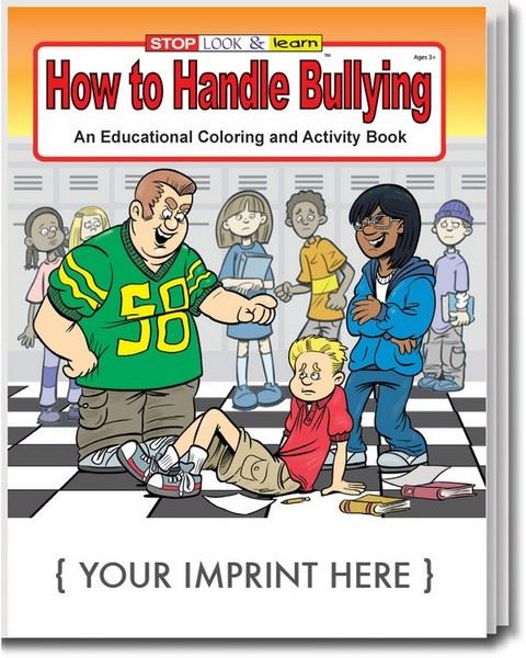 CS0235 How to Handle Bullying Coloring and Activity Book with Custom Imprint
